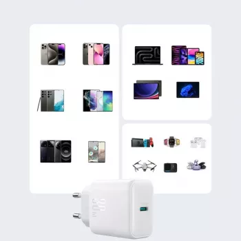 Power bank JOYROOM 10000mAh 22,5W USB-C com cabo integrado