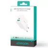 Carregador Joyroom 20W porta dupla (USB-A + USB-C) ficha EU branco