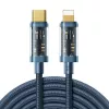 Joyroom Série A10 Cabo de carregamento rápido USB-C para Lightning PD 20W, 2 m, azul (S-CL020A20)