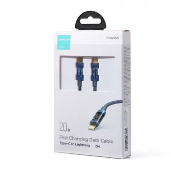 Joyroom Série A10 Cabo de carregamento rápido USB-C para Lightning PD 20W, 2 m, azul (S-CL020A20)