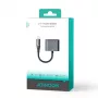 Adaptador DAC Joyroom 2-em-1 Lightning para Lightning/Lightning, 60W, 0,12m, preto (JR-SY-L02)