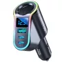 Carregador de carro 4 em 1 com transmissor FM Bluetooth Joyroom PD 150W preto (JR-CL21)