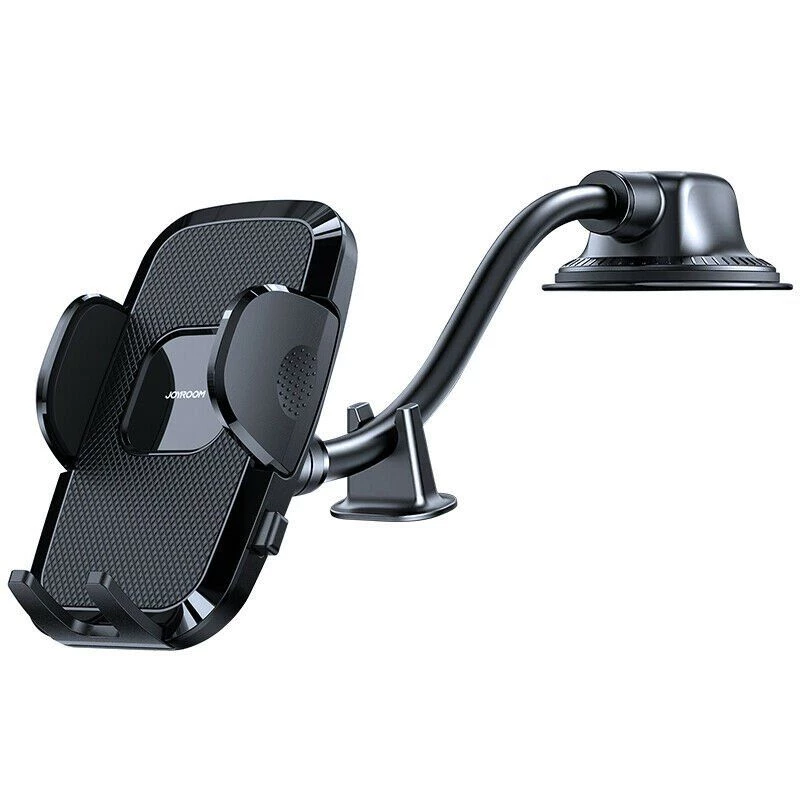 Suporte de telemóvel Joyroom com braço flexível para painel e para-brisas preto