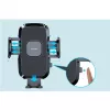 Suporte de telemóvel Joyroom com braço flexível para painel e para-brisas preto