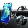Suporte de telemóvel Joyroom com braço flexível para painel e para-brisas preto