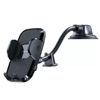 Suporte de telemóvel Joyroom com braço flexível para painel e para-brisas preto