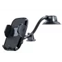 Suporte de telemóvel Joyroom com braço flexível para painel e para-brisas preto