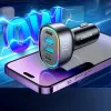 Carregador de carro Joyroom CL29 70W 4 portas com 2 USB-C e 2 USB-A, preto