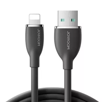 JOYROOM Colorful Series Cabo USB-A para Lightning 1,2m preto SA29-AL3