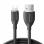 JOYROOM Colorful Series Cabo USB-A para Lightning 1,2m preto SA29-AL3