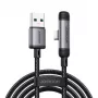 Cabo USB-A para USB-C de 90 graus Joyroom EnjoyX Series A56, 3A, 480 Mbps, 1,2 m, preto (S-A56)