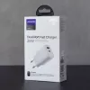 Carregador rápido JOYROOM USB-A QC3.0 / USB-C PD 20W branco (L-QP2011)