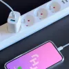 Carregador rápido JOYROOM USB-A QC3.0 / USB-C PD 20W branco (L-QP2011)