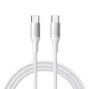 JOYROOM Flash Series Cabo USB-C para USB-C A28, 60W, 480 Mbps, 2m, branco (S-A28-CCW2)