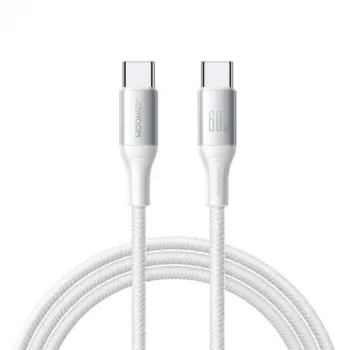 JOYROOM Flash Series Cabo USB-C para USB-C A28, 60W, 480 Mbps, 2m, branco (S-A28-CCW2)
