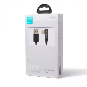 Cabo Joyroom Gaming Type-C (curvado) - USB (reto) 3A, 480Mbit/s, 1,2m, preto (S-UC027A6)