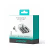 Joyroom IceLens Series auriculares True Wireless com luzes LED, Bluetooth 5.3, TWS, AAC, SBC, preto (JR-TC1-BLK)
