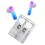 Joyroom IceLens Series auriculares True Wireless com luzes LED, Bluetooth 5.3, branco (JR-TC1-WHT)