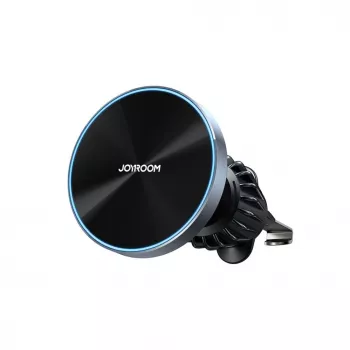 Joyroom suporte magnético para automóvel com carregador sem fios 15W para ventilação preto (JR-ZS240 Pro)