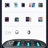 Joyroom JR-CCD03 Carregador de automóvel com visor digital, 3x USB-A, 17W, 3,4A, preto