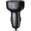 Carregador de automóvel Joyroom JR-CCD04 30W 2x USB-C USB-A com ecrã digital - preto