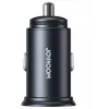 Carregador de automóvel mini JOYROOM JR-CCN04 60W USB-C PD 3.0 e USB-A QC 3.0, preto