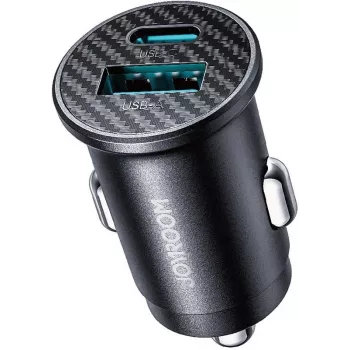 Carregador de automóvel USB-A mini 15W JOYROOM JR-CCN16, preto