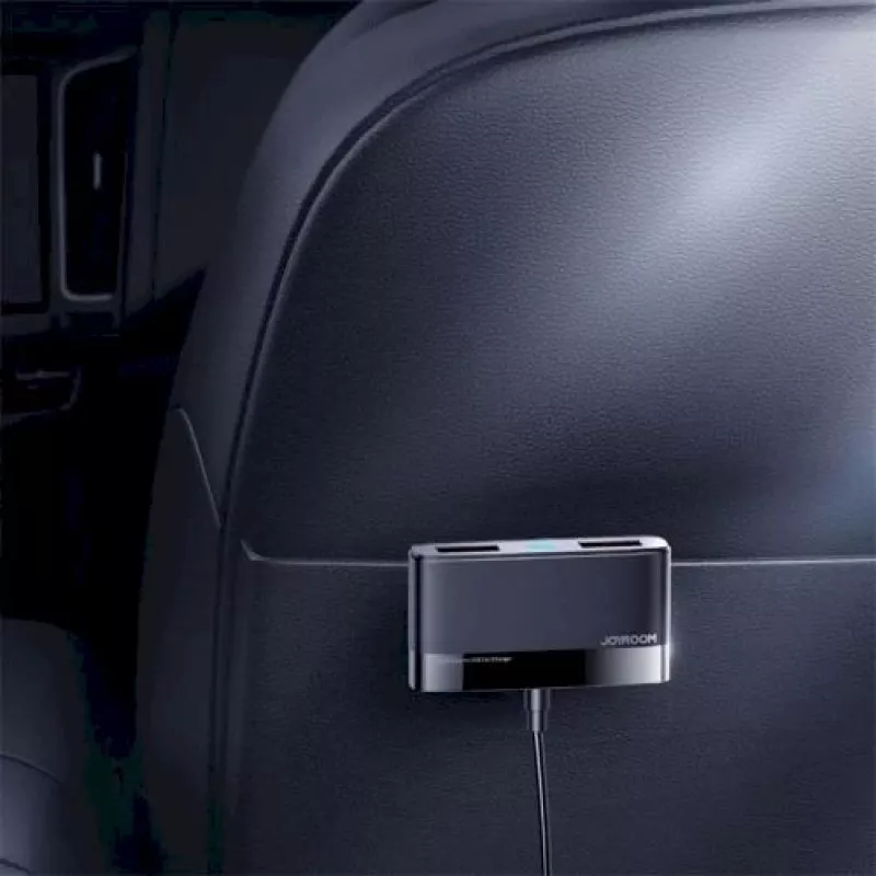 Carregador de automóvel Joyroom JR-CL03 5-em-1, 31W, 5 portas USB-A, preto