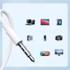 Joyroom JR-EW01 Auscultadores Mini Intra-auriculares com Fio e Comando Remoto - Branco