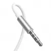 Joyroom Wired Series JR-EW03 Auriculares intra-auriculares com comando e microfone, ficha de 3,5 mm, prateado