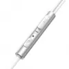 Joyroom Wired Series JR-EW03 Auriculares intra-auriculares com comando e microfone, ficha de 3,5 mm, prateado