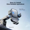 Suporte de telemóvel para carro Joyroom JR-OK6 - ventosa para painel e para-brisas - universal para smartphones de 4,7-7,2 polegadas - rotação 360° - preto