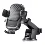 Suporte de telemóvel para carro Joyroom JR-OK6 - ventosa para painel e para-brisas - universal para smartphones de 4,7-7,2 polegadas - rotação 360° - preto