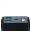 Power bank Joyroom JR-PBF02 20000mAh 30W PD QC preto com cabo USB-A para USB-C 0,25m