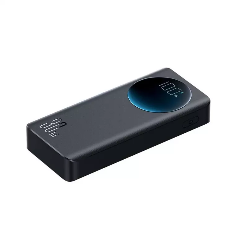 Power bank Joyroom JR-PBF02 20000mAh 30W PD QC preto com cabo USB-A para USB-C 0,25m