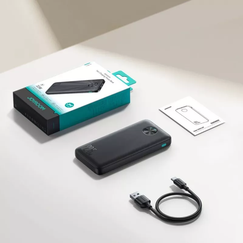 Joyroom JR-PBF15 Power Bank 10000mAh USB-C USB-A 22.5W Preto
