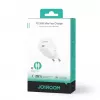JOYROOM JR-TCF02 Carregador de Parede USB-C PD 20W com Cabo USB-C - Branco