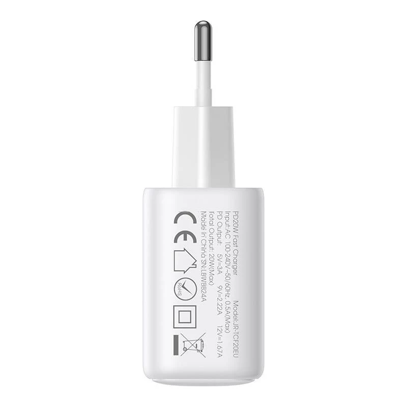 Carregador de Parede Joyroom JR-TCF20 PD20W UE (Branco)