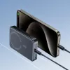 Powerbank MagSafe JOYROOM JR-W020 20W 10000mAh com Cabo USB-C para USB-C 0,25m - Preto