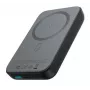 Joyroom JR-W020 Powerbank magnética sem fios mini 20W 10000mAh preta com cabo USB para Type-C 0,25m