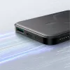 JOYROOM JR-W020 Mini Power Bank 5000mAh 20W USB-A USB-C Carregamento Sem Fios - Preto + Cabo USB-C