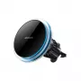 Suporte de telemóvel para automóvel JOYROOM JR-ZS291 com carregador Qi de 15W, compatível com MagSafe, fixação para saída de ar, preto
