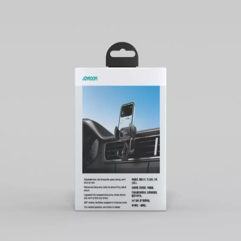 Joyroom JR-ZS351 suporte de telemóvel para saídas de ar - prateado