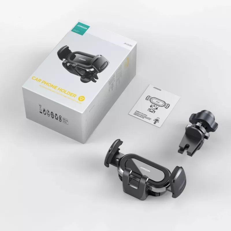 Joyroom JR-ZS351 suporte de telemóvel para saídas de ar - prateado