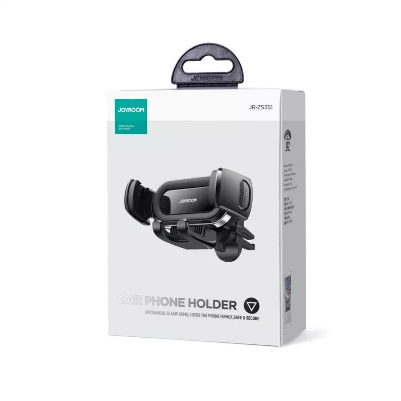 Joyroom JR-ZS351 suporte de telemóvel para saídas de ar - prateado