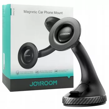 JOYROOM JR-ZS406-BLK Suporte Magnético para Para-brisas de Carro, Rotação 360°, Preto