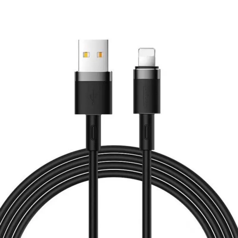 Cabo Joyroom Lightning para USB-A 2,4A 1,2 m preto (S-1224N2)