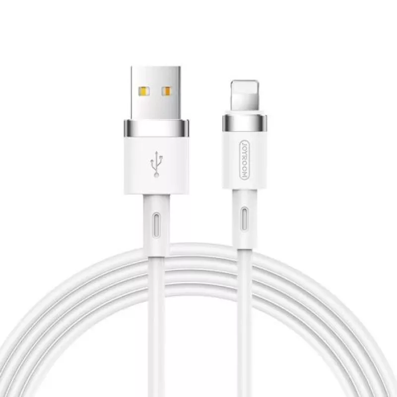 Cabo Joyroom Lightning - USB 2,4A, 1,2m, branco (S-1224N2)