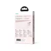 Cabo de carregamento rápido e dados Joyroom série Multi-Color USB-A para USB-C, 100W, 1m, rosa (S-A34)