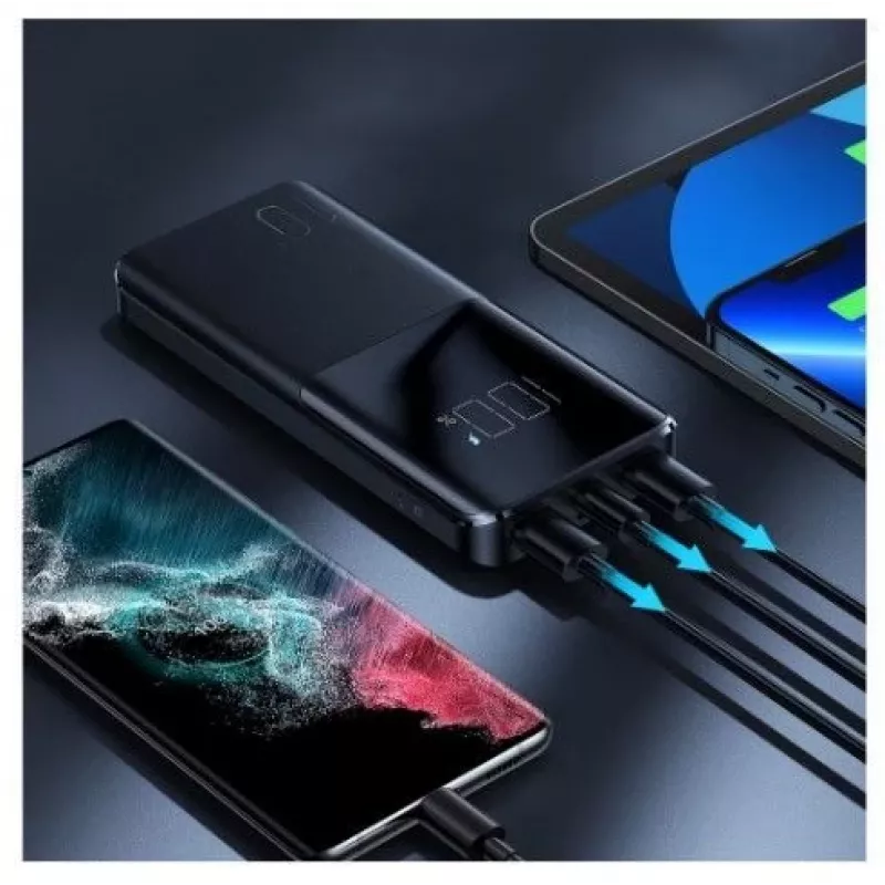 Joyroom powerbank 15W 10000mAh PD QC3.0 AFC preto (JR-T013)
